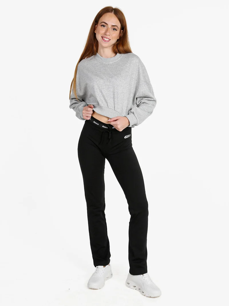 Pantaloni donna sportivi con coulisse - nero
