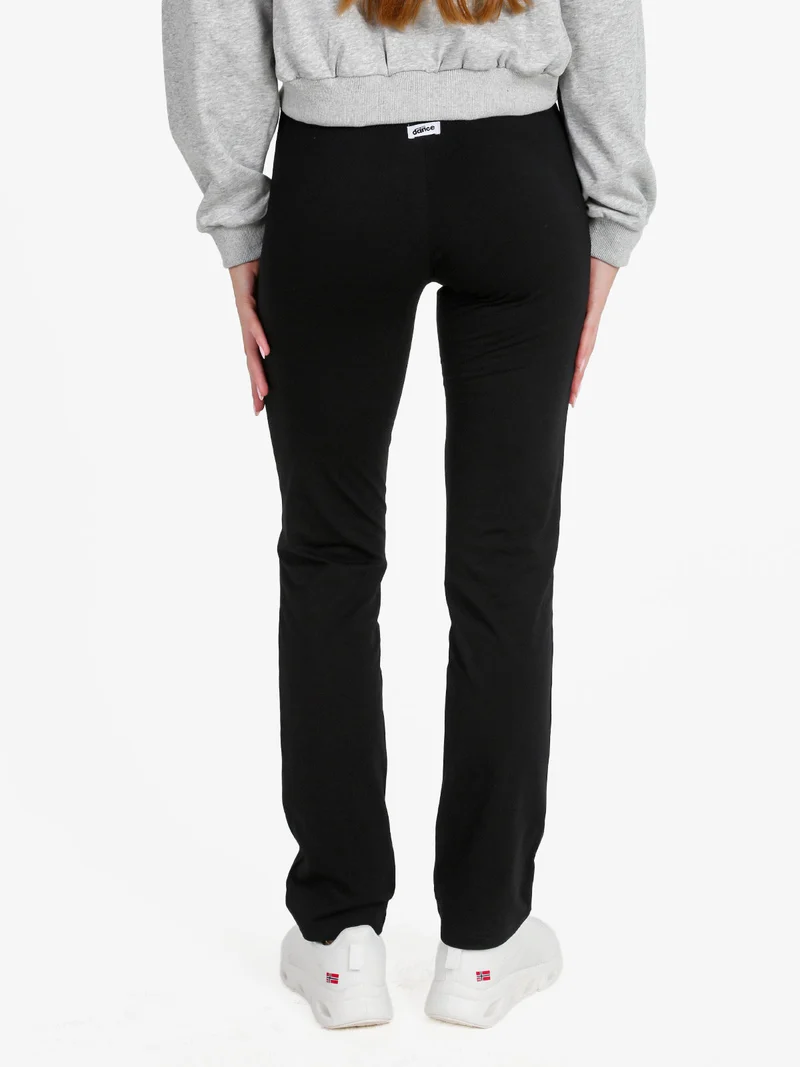 Pantaloni donna sportivi con coulisse - nero