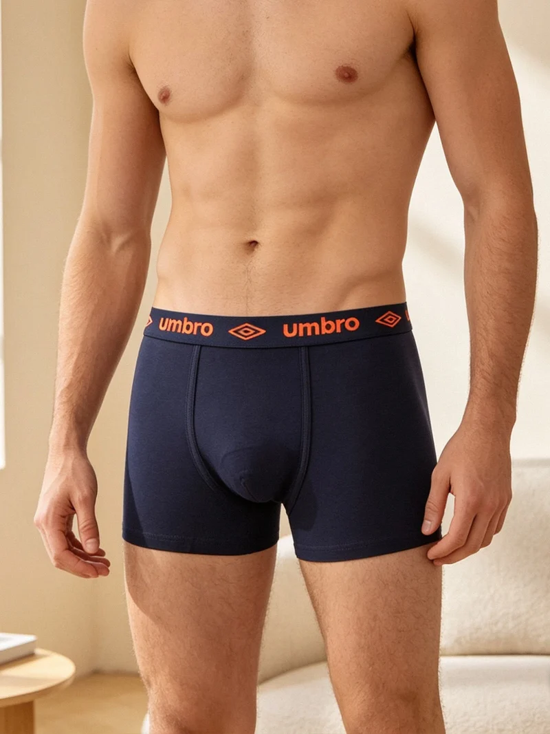 Boxer uomo in cotone - arancione