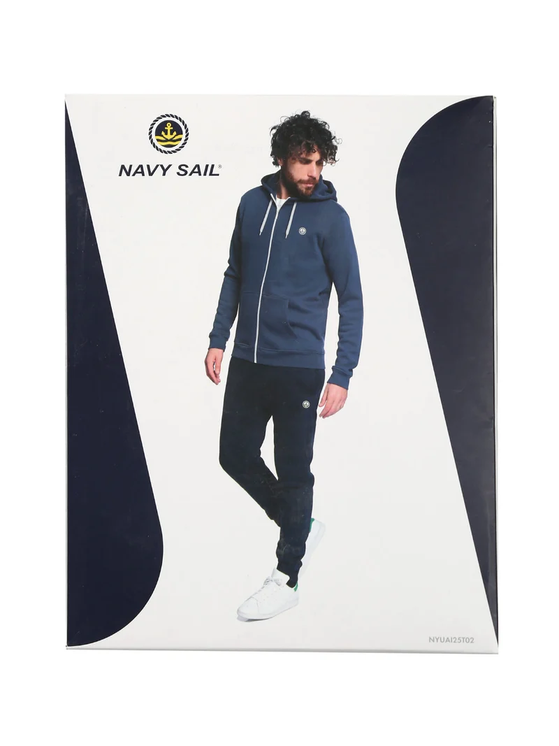 Completo tuta 2 pezzi da uomo full zip con cappuccio - verde