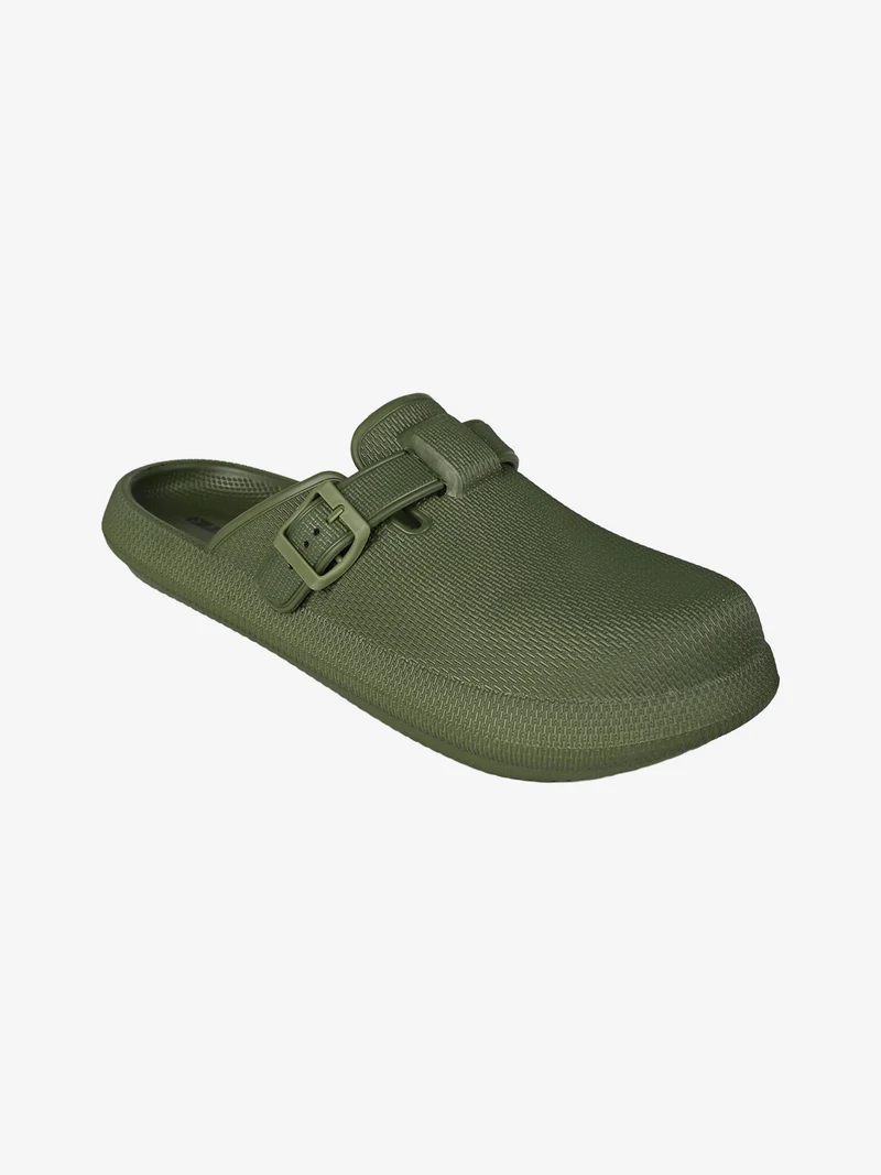 Ciabatte sabot da uomo in gomma - militare