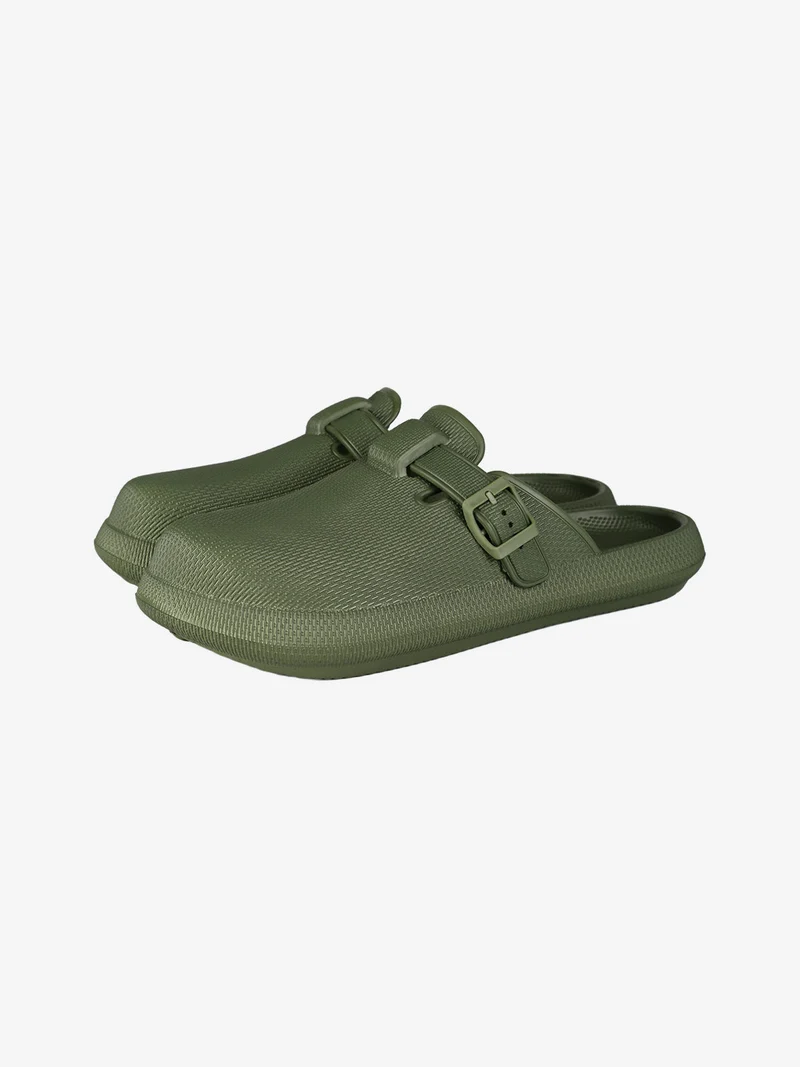 Ciabatte sabot da uomo in gomma - militare