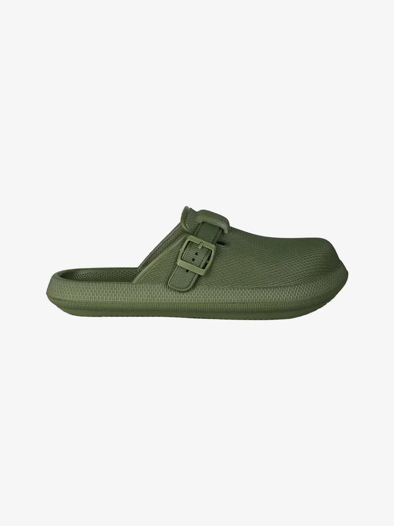 Ciabatte sabot da uomo in gomma - militare