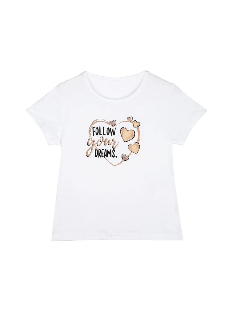 Completo tuta 3 pezzi da bambina con cappuccio e zip - bianco