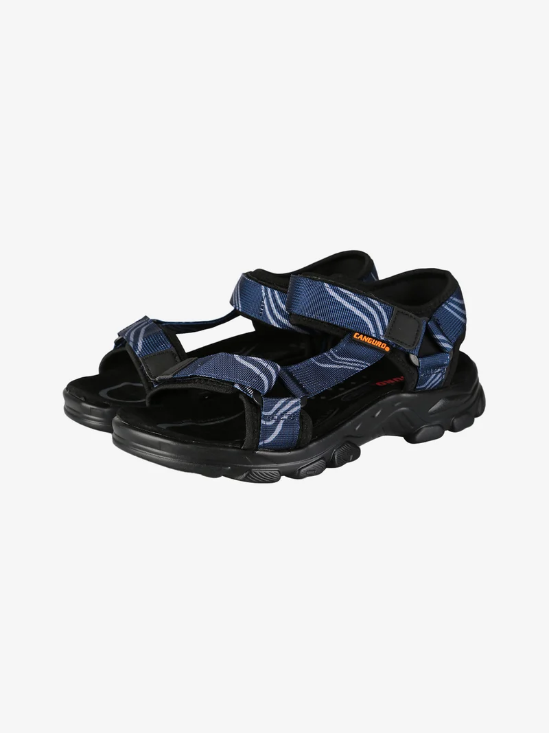 Sandali uomo con cinturini a strappo - blu