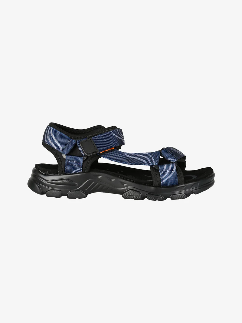 Sandali uomo con cinturini a strappo - blu