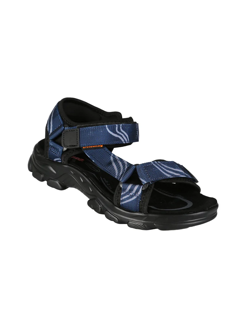 Sandali uomo con cinturini a strappo - blu