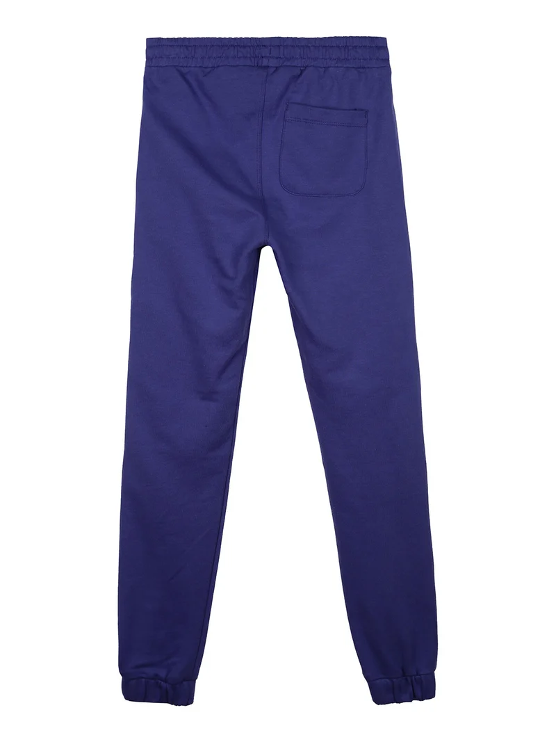 Pantaloni sportivi in felpa da bambina - blu