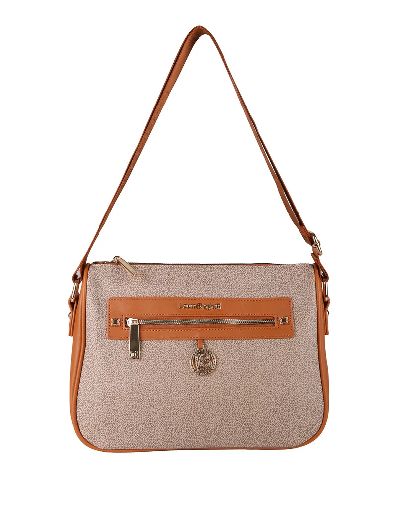 Borsa a tracolla da donna - cuoio
