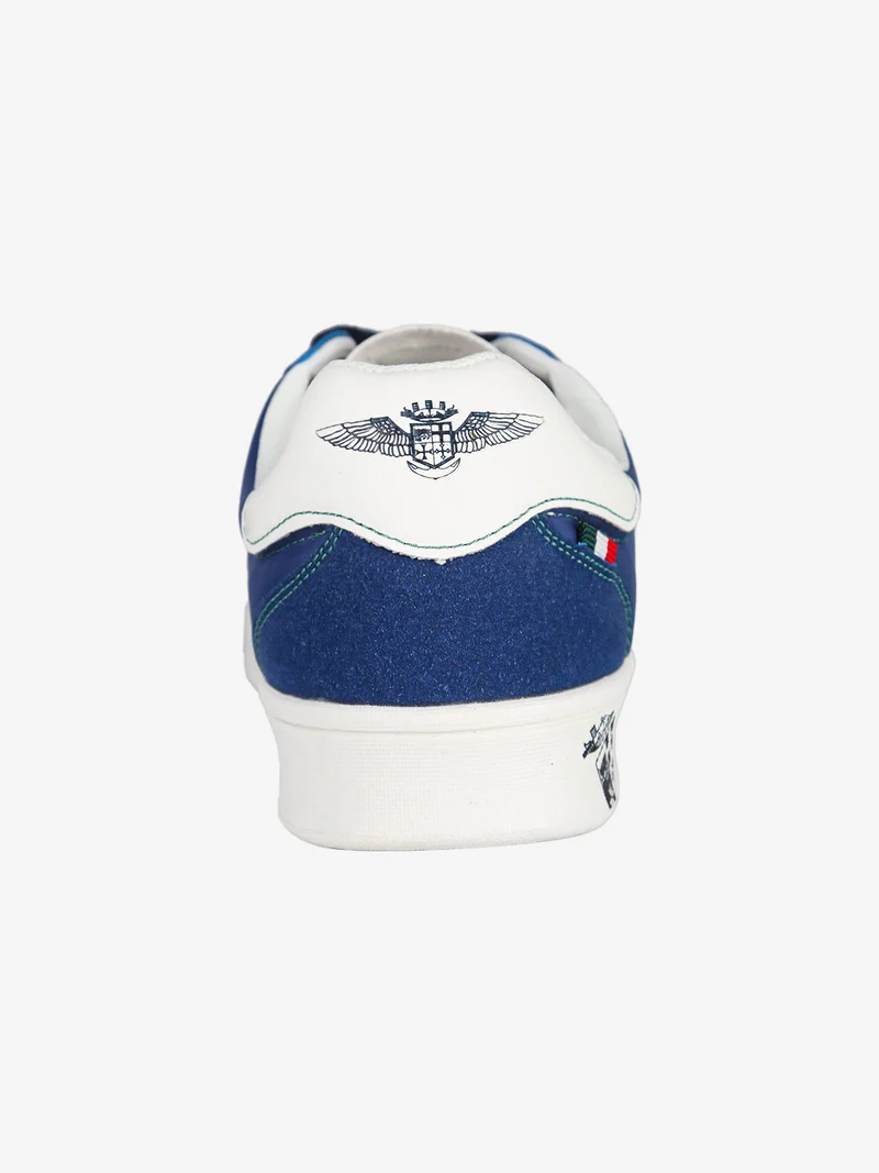 Sneakers basse da uomo stringate - blu scuro