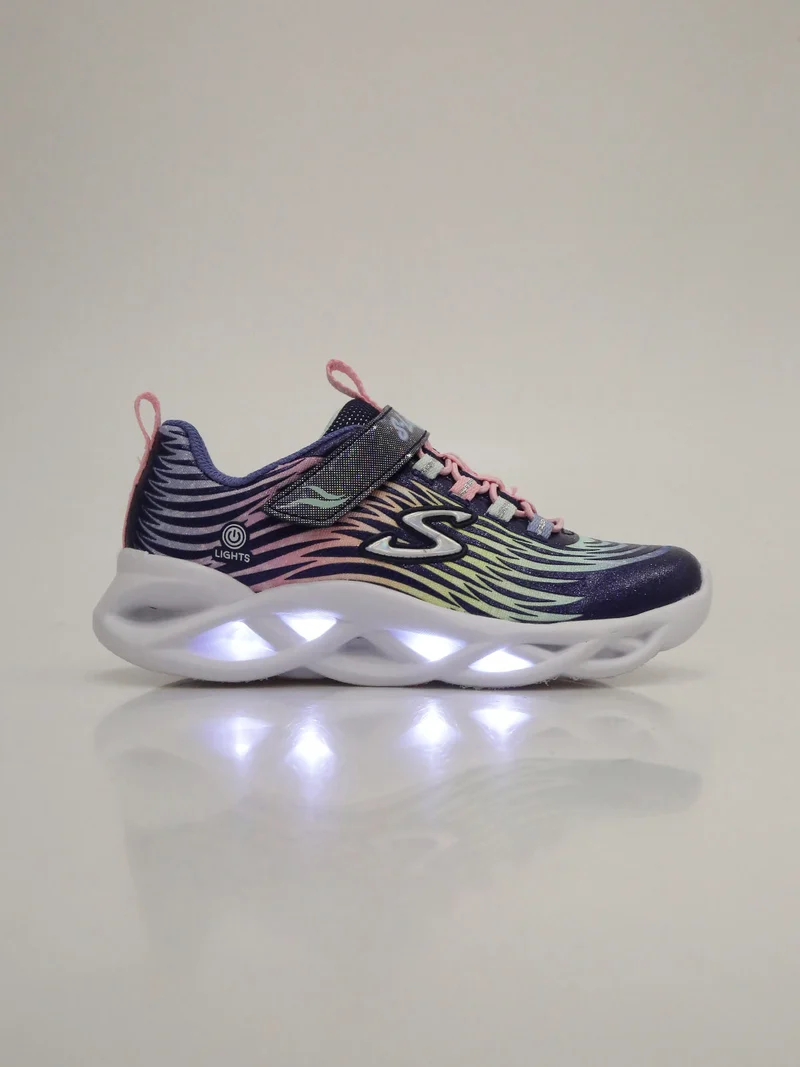 MYSTICAL BLISS Twisty Brights Sneakers con luci da bambina - blu