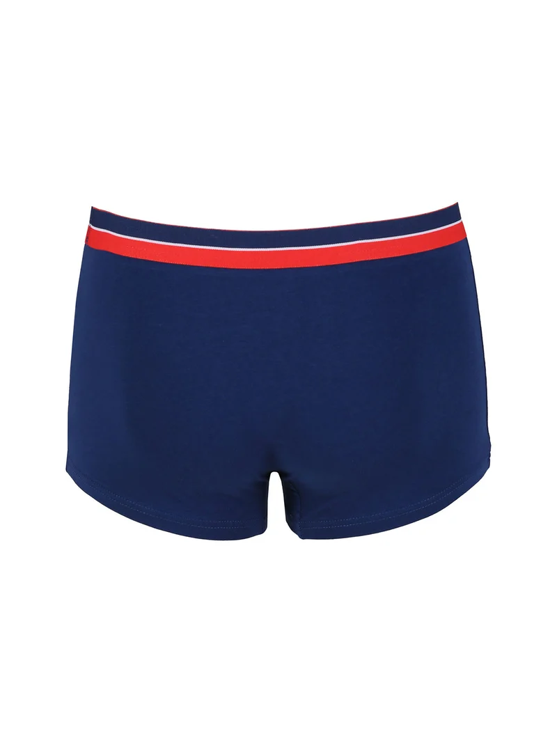 Boxer uomo in cotone jersey - blu