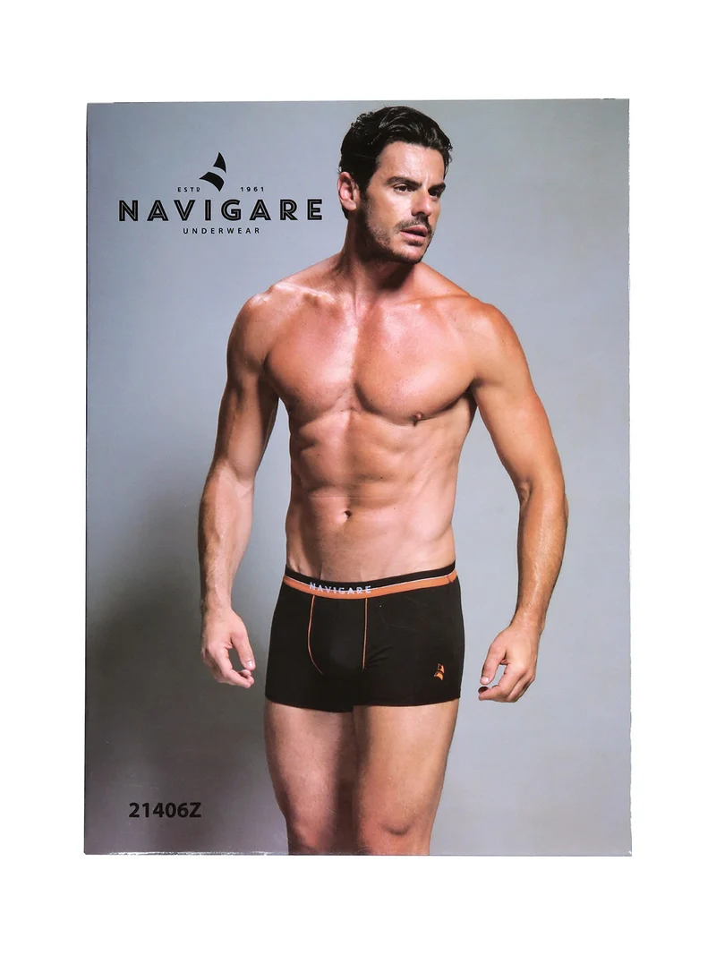 Boxer uomo in cotone jersey - blu