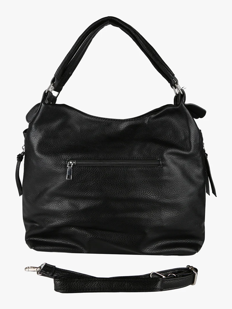 Borsa hobo da donna - nero