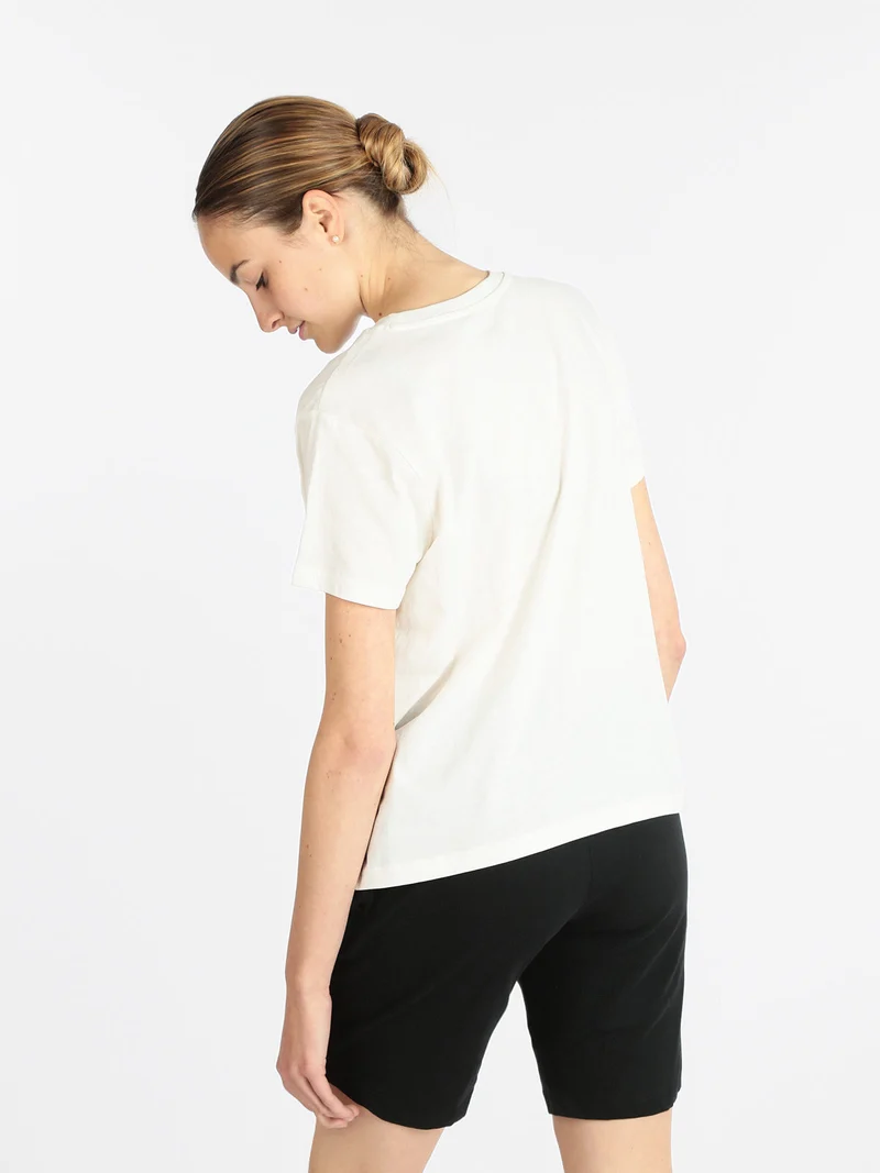 Legendary Denim Tee T-shirt donna manica corta con scritta - bianco