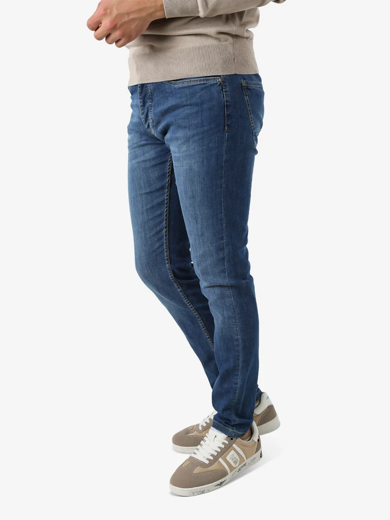 Jeans slim fit da uomo a vita bassa - jeans