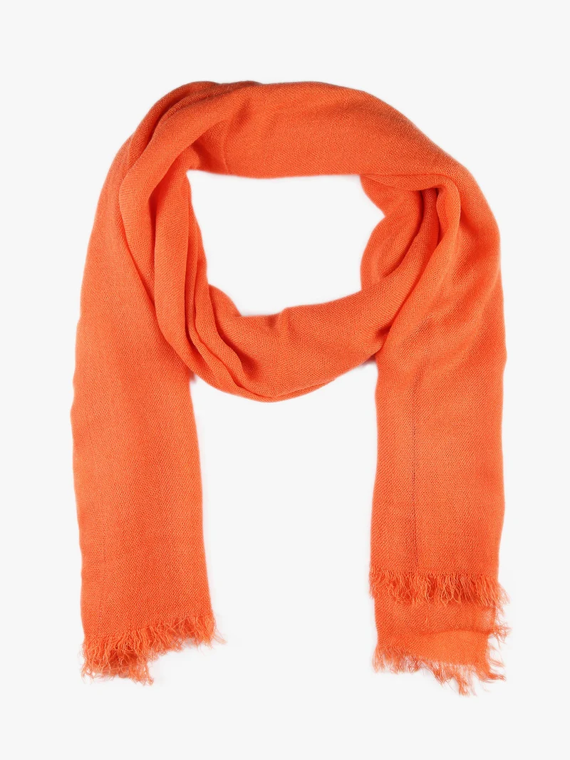 Sciarpa donna in misto lana - arancione
