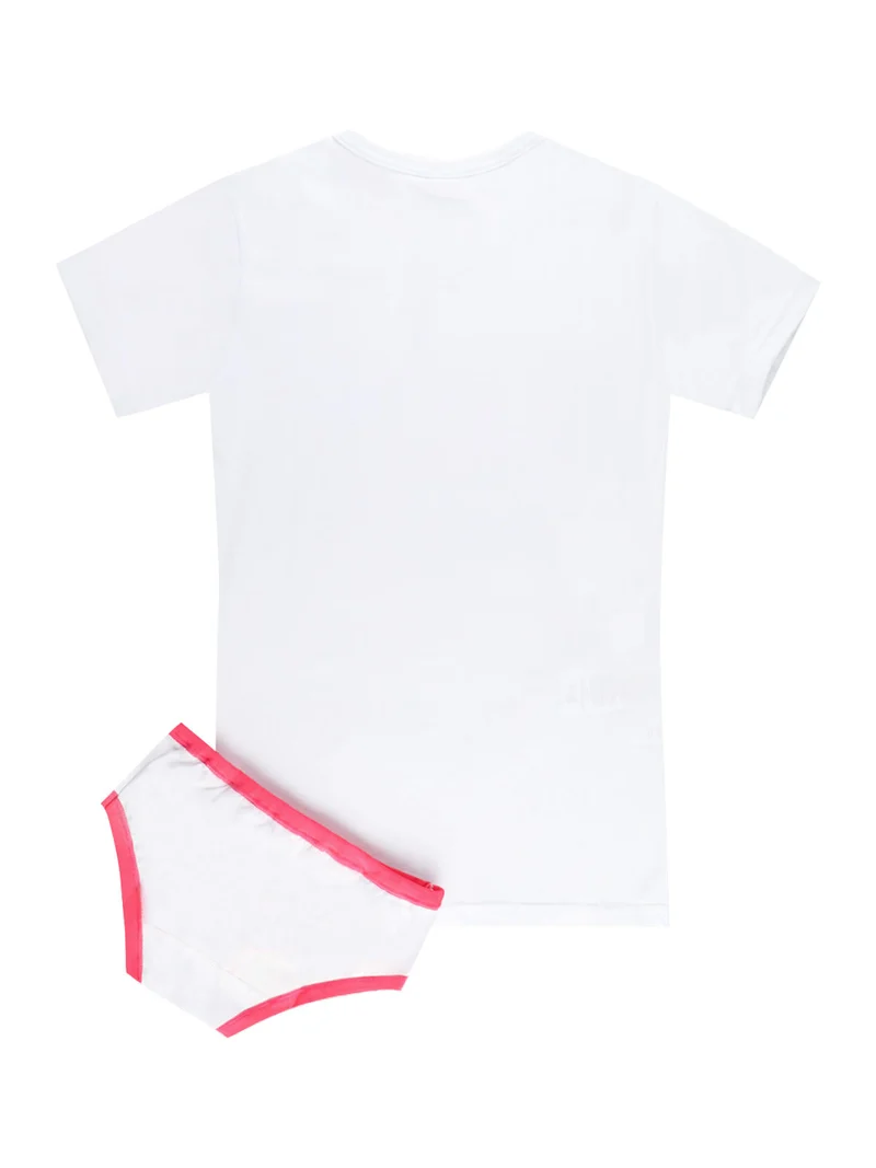 MINNIE MOUSE completo intimo 2 pezzi da bambina - bianco