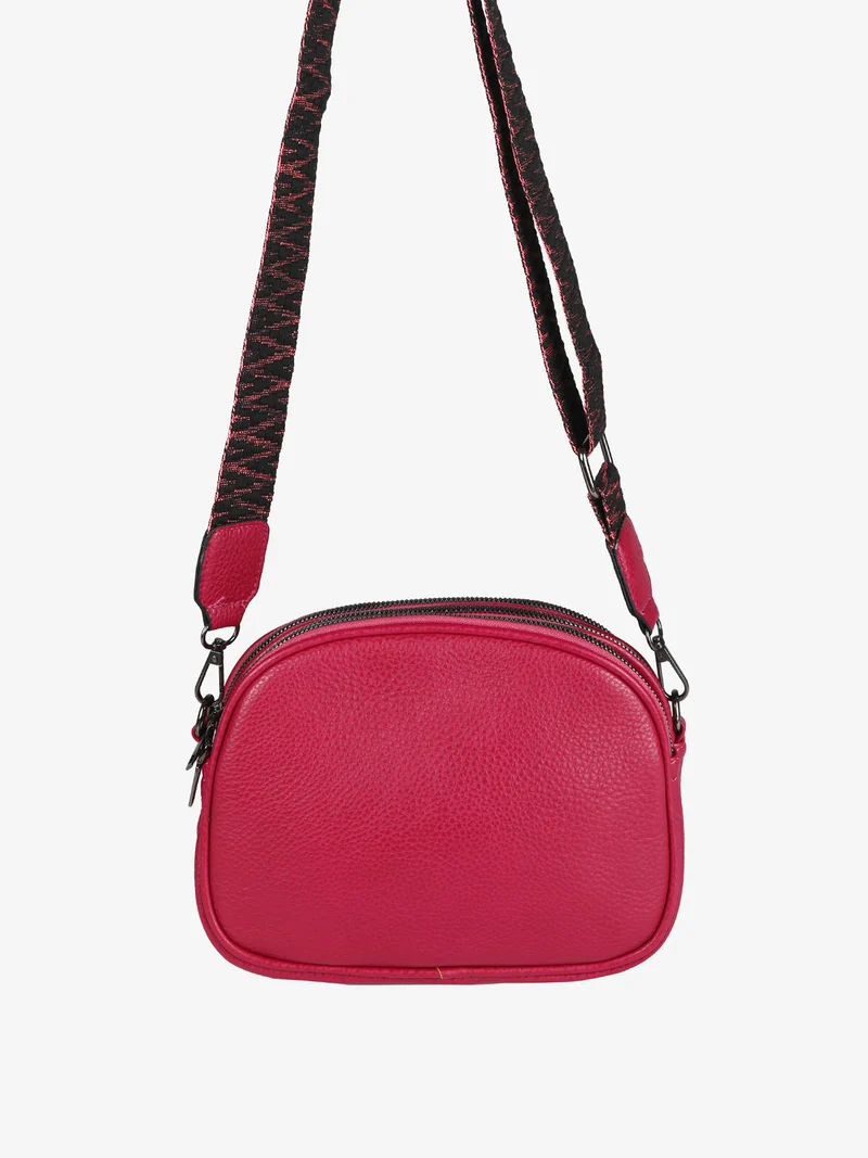 Borsetta a tracolla da donna multitasche - fucsia