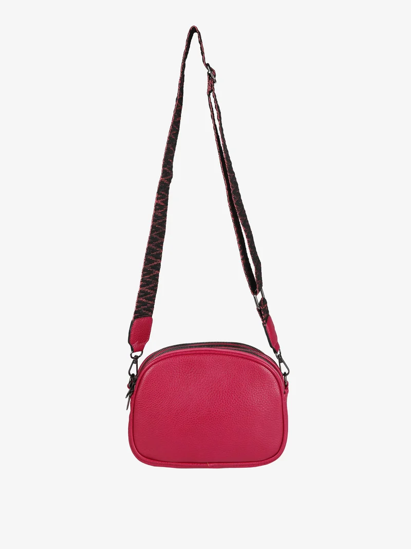Borsetta a tracolla da donna multitasche - fucsia