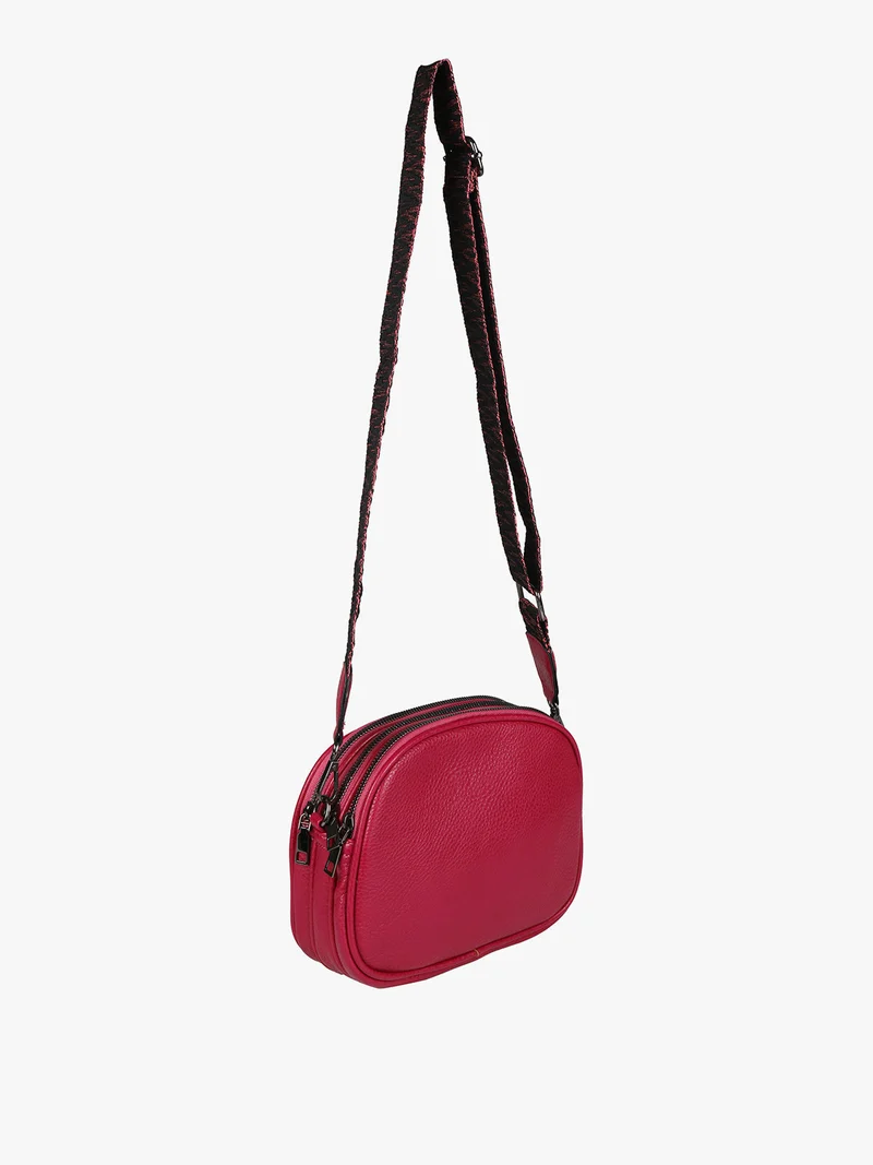 Borsetta a tracolla da donna multitasche - fucsia
