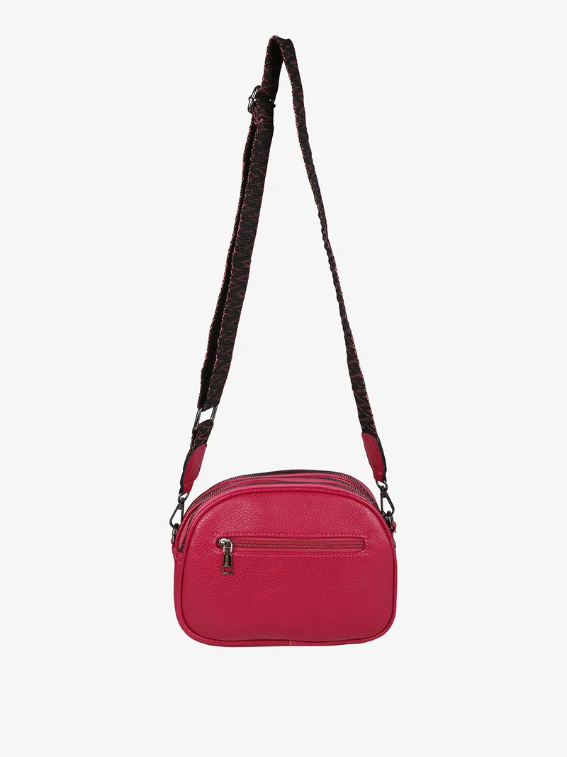 Borsetta a tracolla da donna multitasche - fucsia