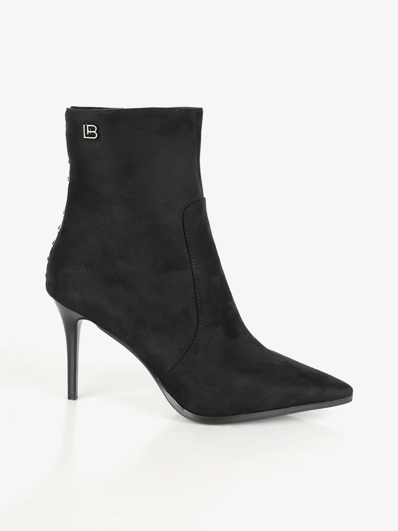 Stivaletti donna con tacco a spillo - nero