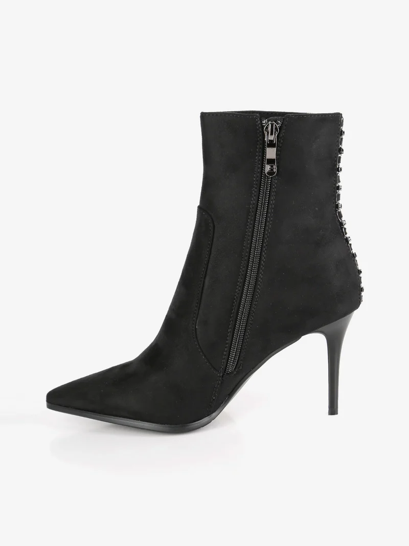 Stivaletti donna con tacco a spillo - nero