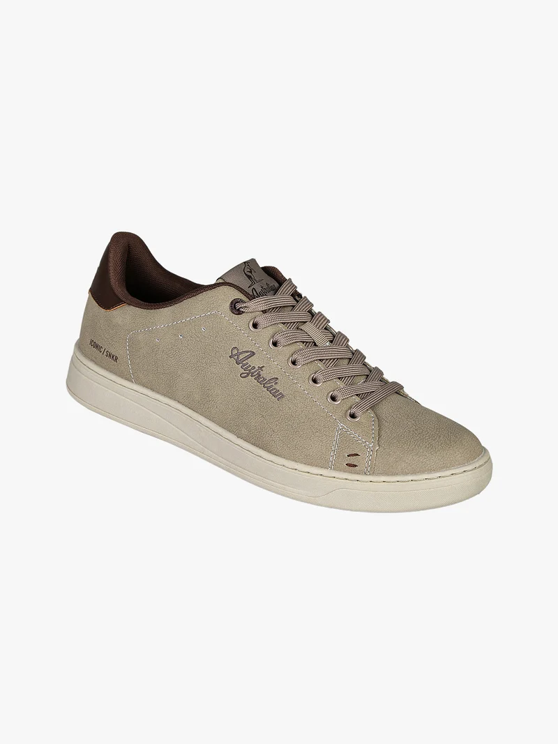 Sneakers basse da uomo - taupe