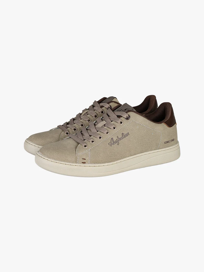 Sneakers basse da uomo - taupe
