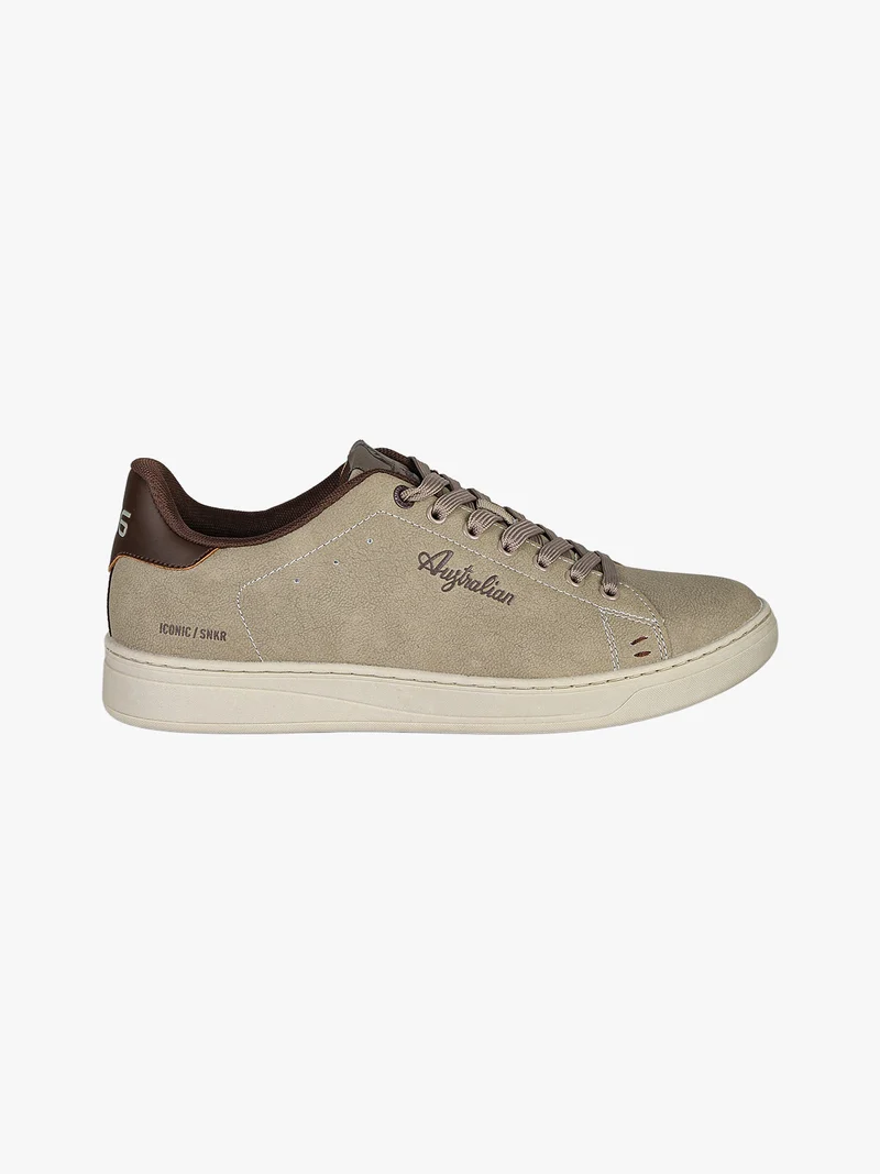 Sneakers basse da uomo - taupe
