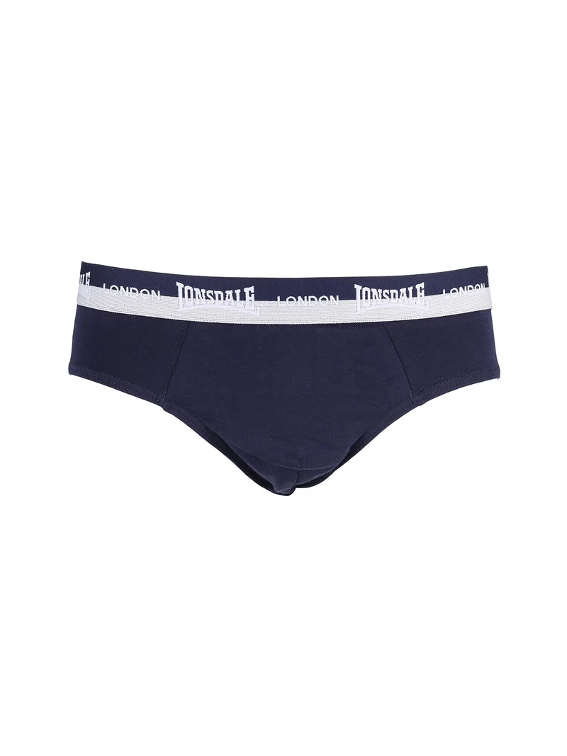Slip da uomo tinta unita - blu scuro