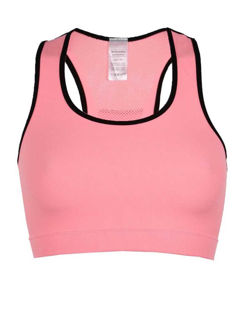 Top sportivo in microfibra - rosa