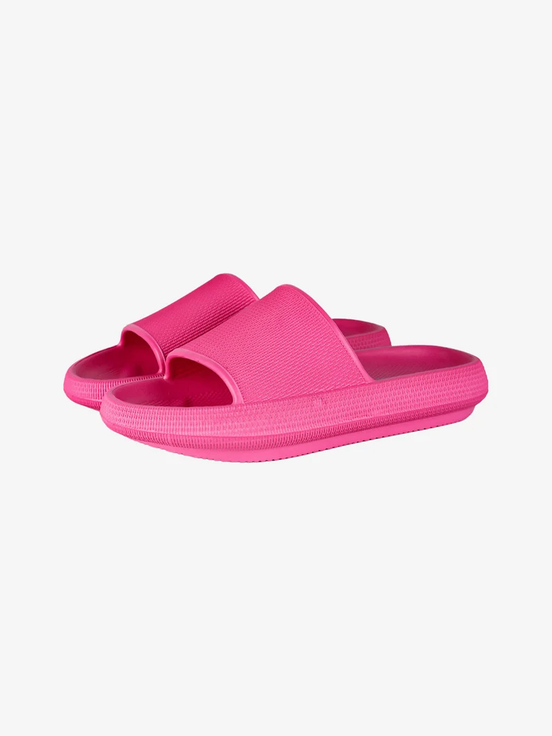 Ciabatte donna in gomma - fucsia