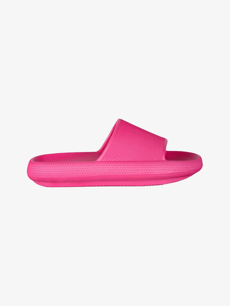 Ciabatte donna in gomma - fucsia