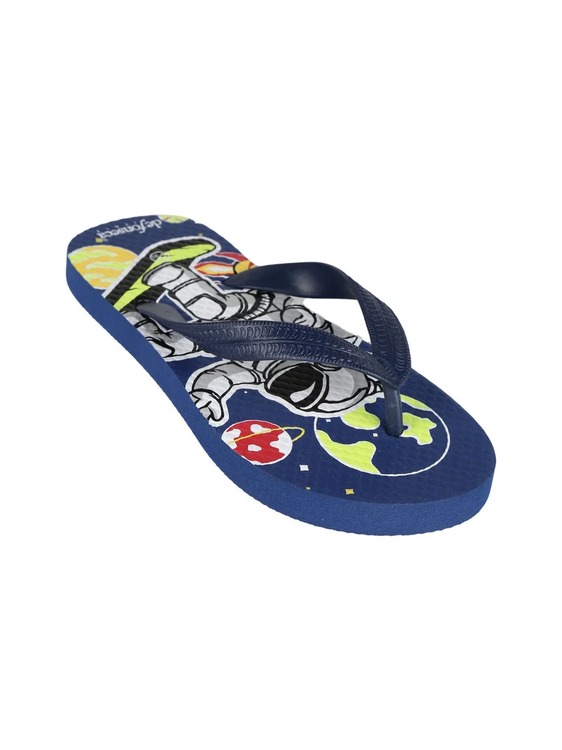 Infradito bambino con stampe - blu
