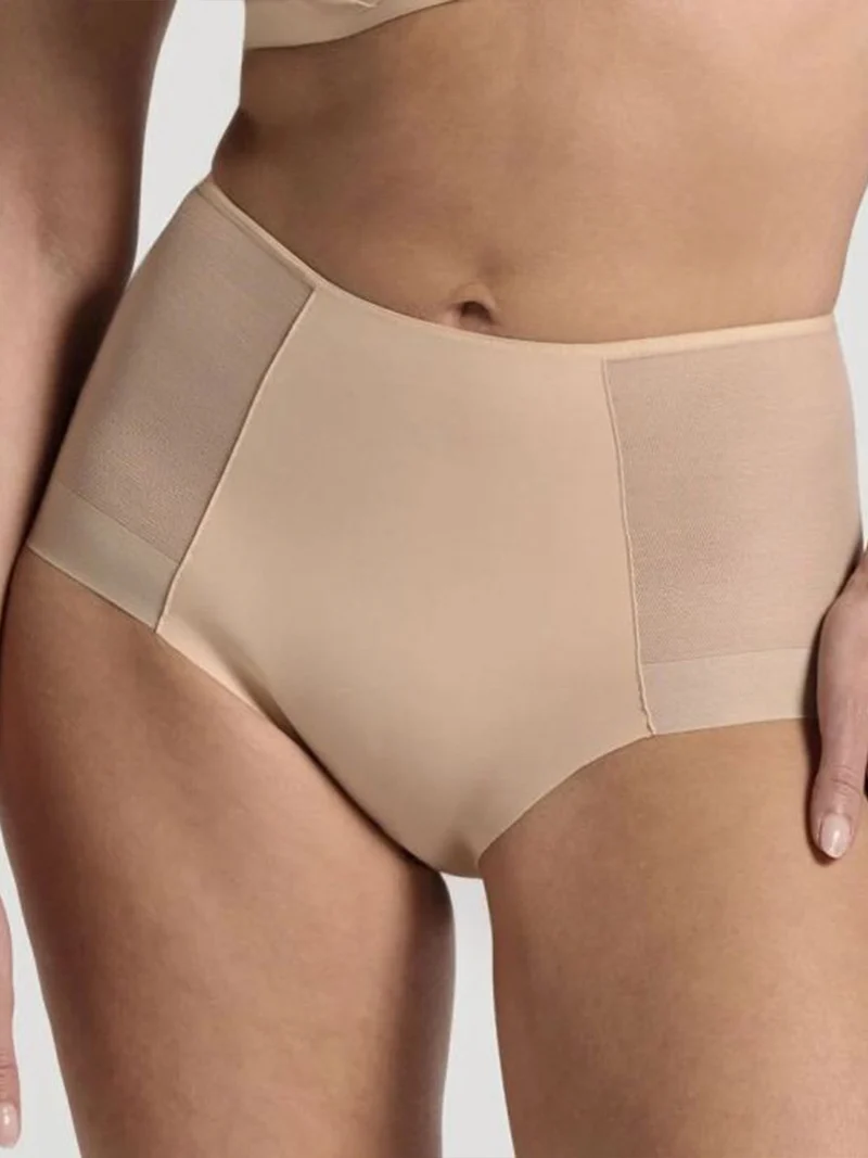 PANTIES 306 Guaina donna a vita alta - cipria