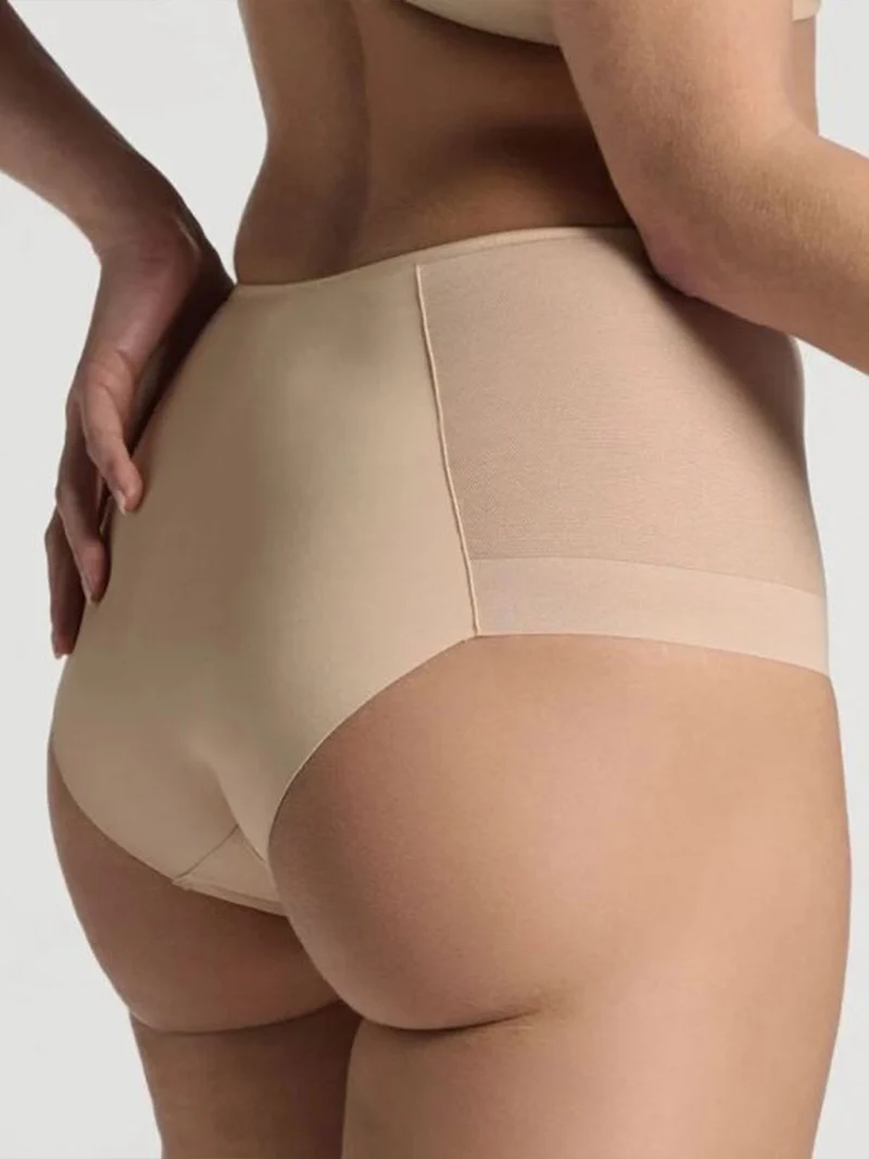 PANTIES 306 Guaina donna a vita alta - cipria