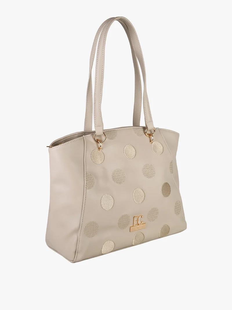 Borsa a spalla da donna in ecopelle - naturale
