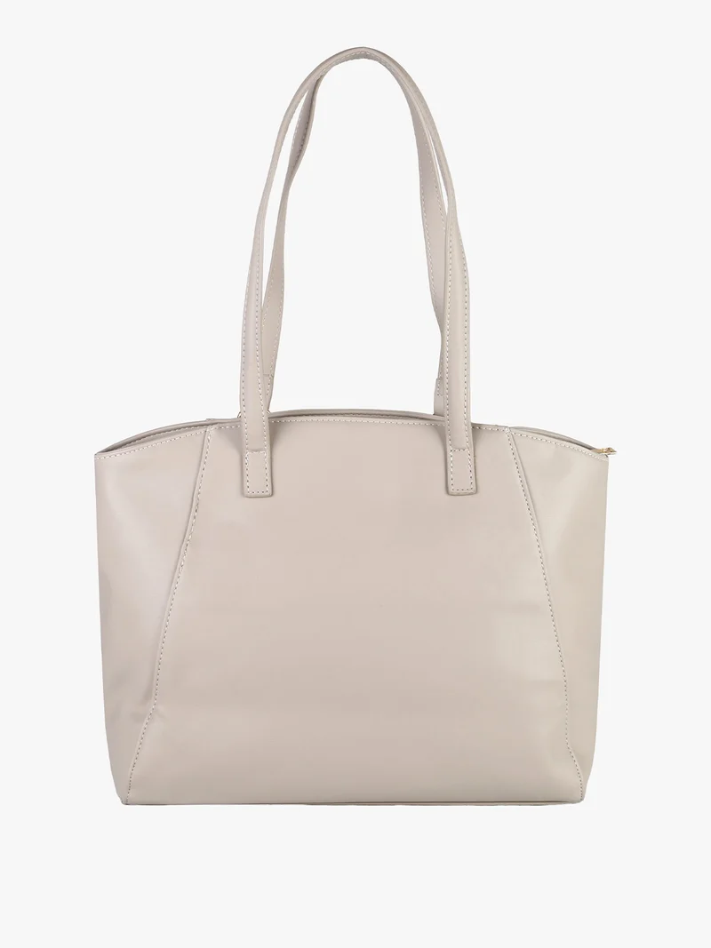 Borsa a spalla da donna in ecopelle - naturale