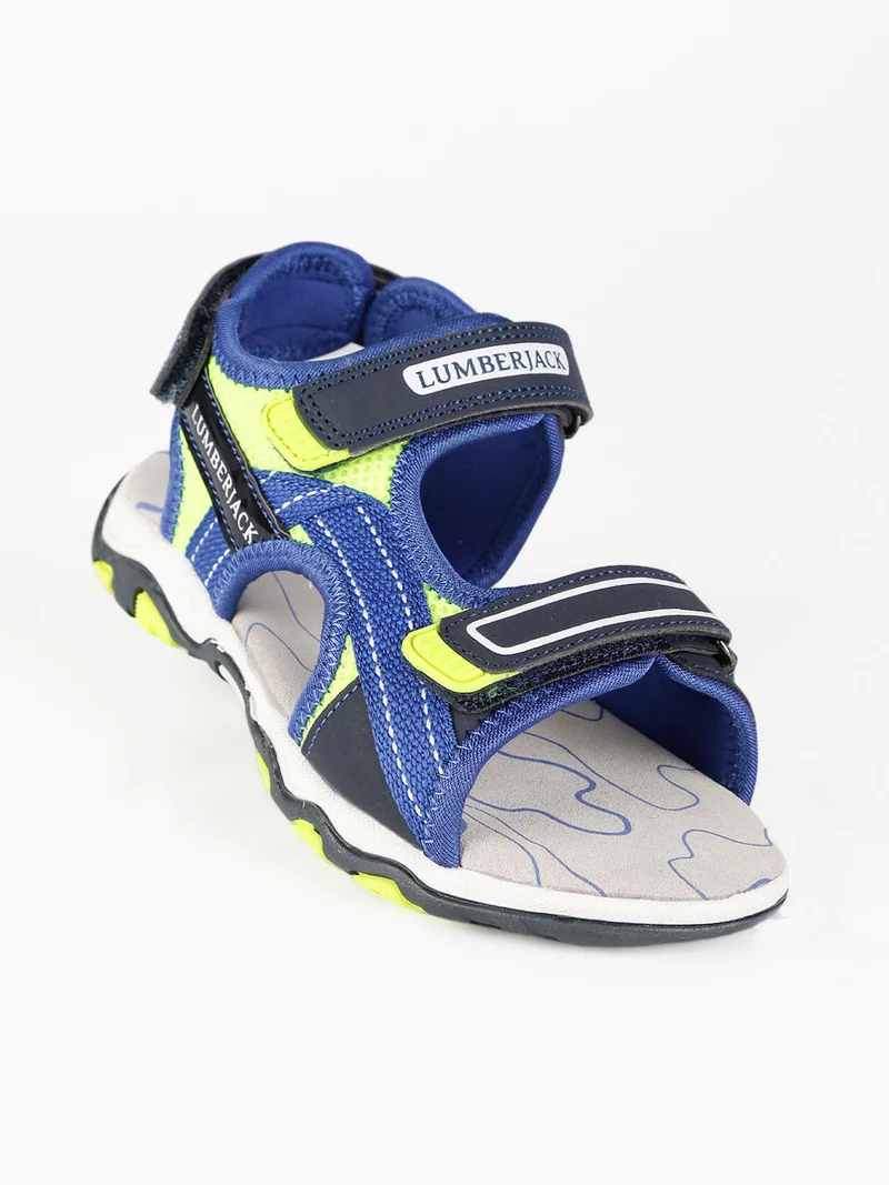 LEVI Sandali da bambino con strappi - blu
