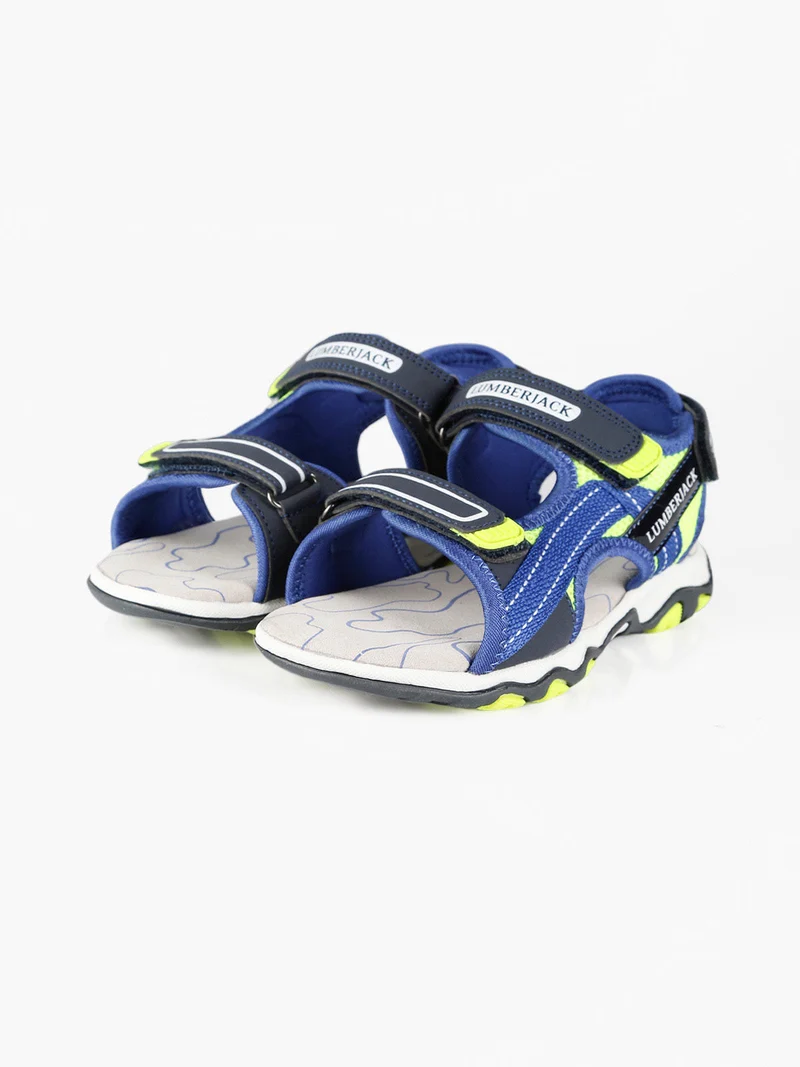 LEVI Sandali da bambino con strappi - blu