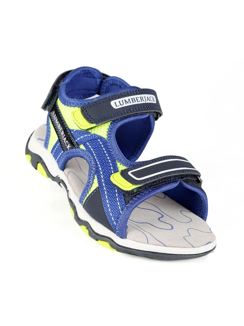 LEVI Sandali da bambino con strappi - blu