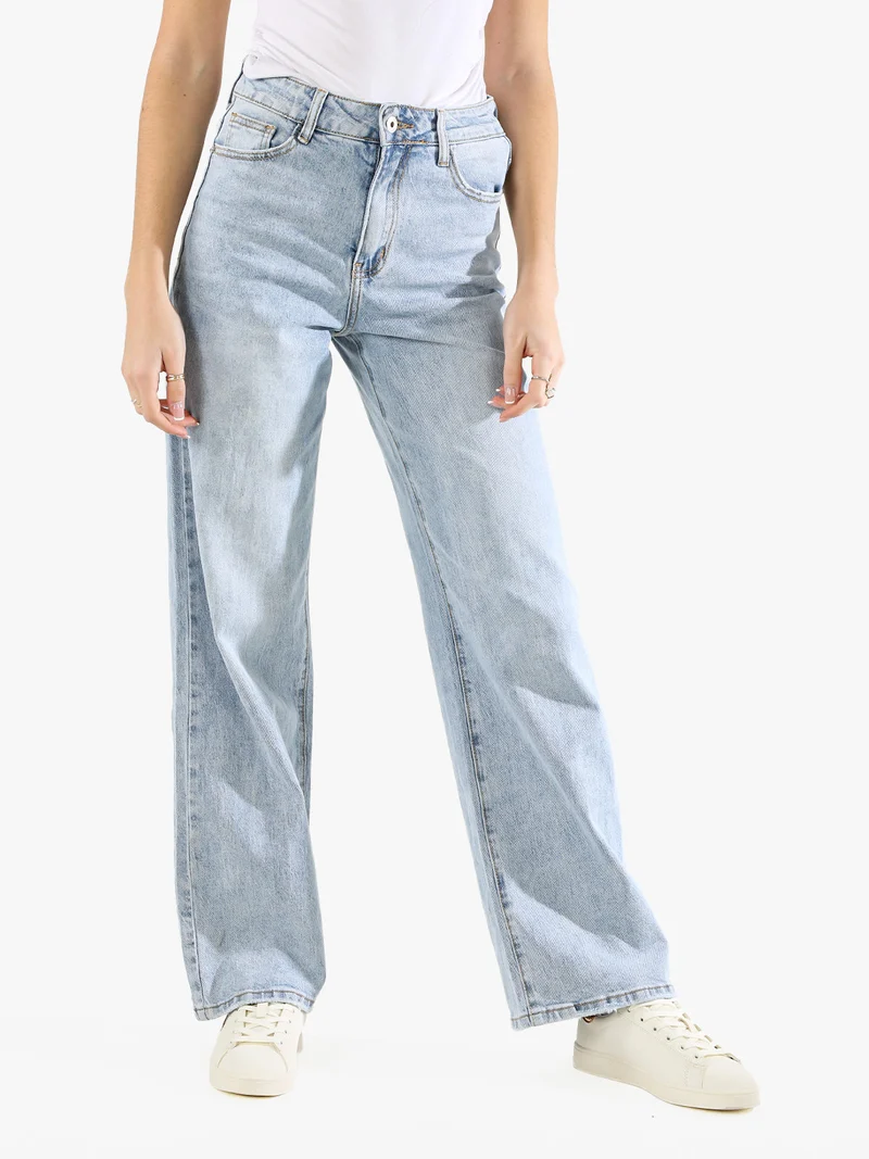 Jeans donna a gamba larga - jeans