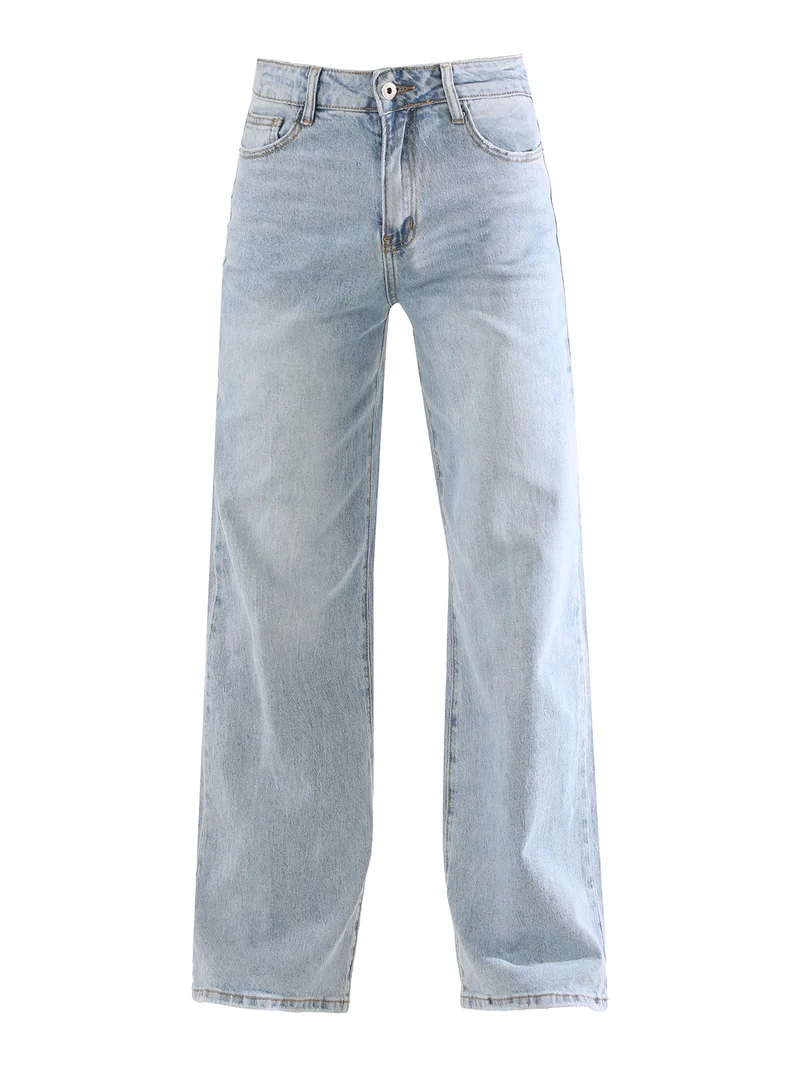 Jeans donna a gamba larga - jeans