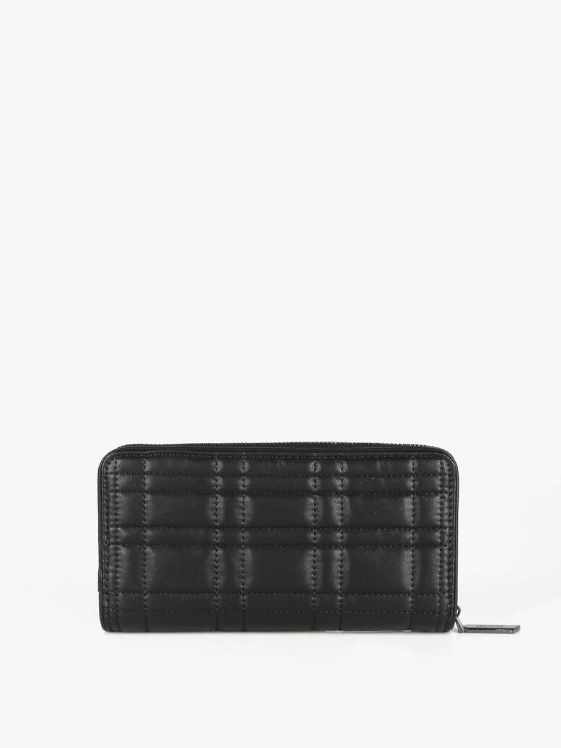 RE LOCK QUILT Portafoglio rettangolare donna - nero