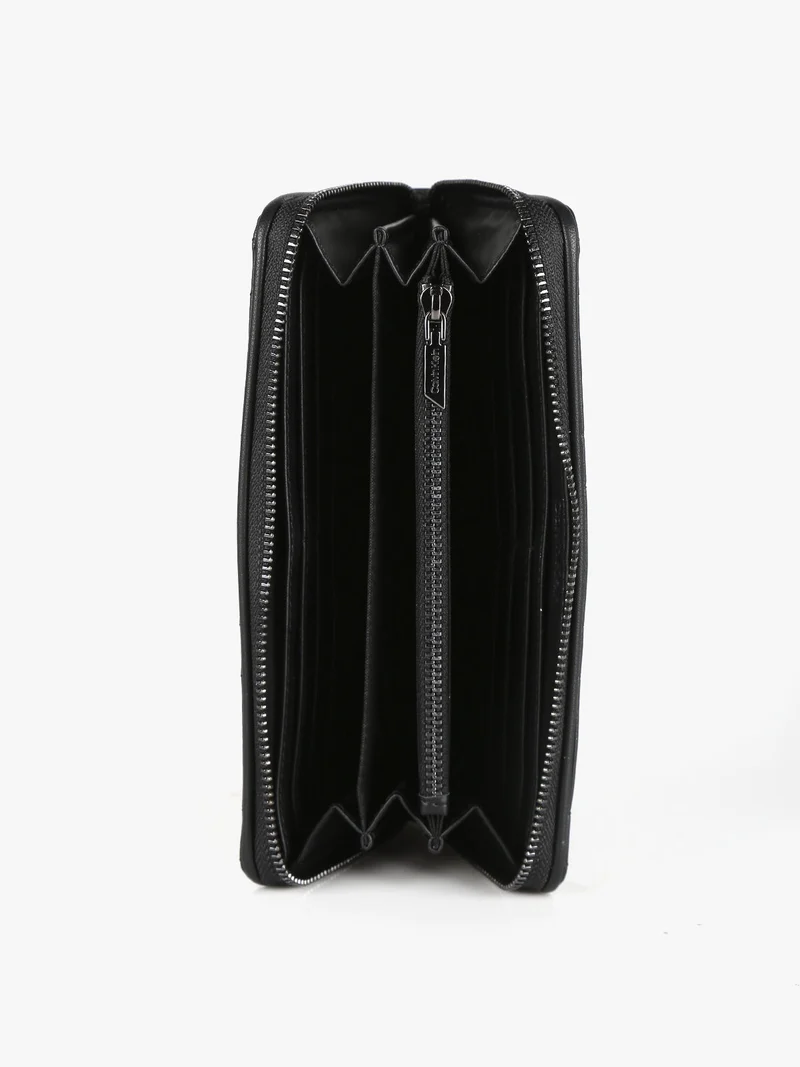 RE LOCK QUILT Portafoglio rettangolare donna - nero