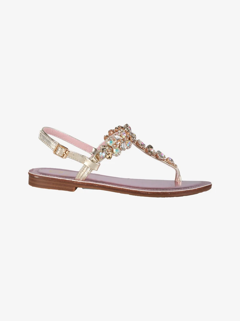 Sandali infradito donna gioiello - rosa