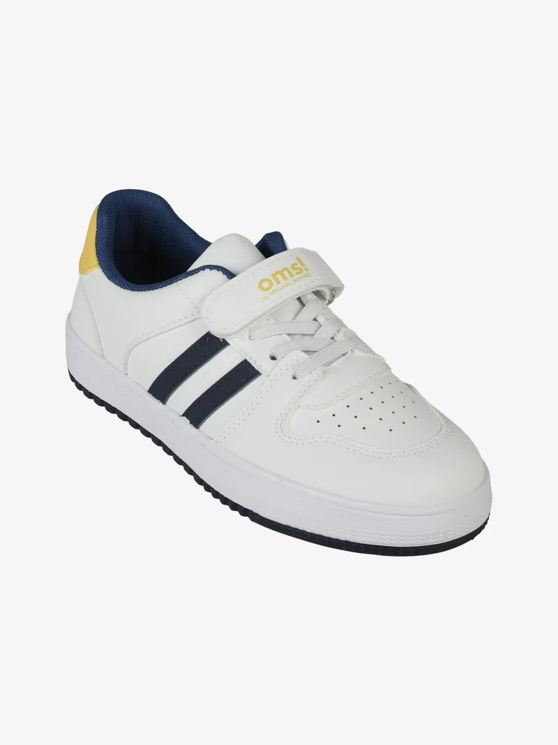 Sneakers da bambino con strappo - bianco