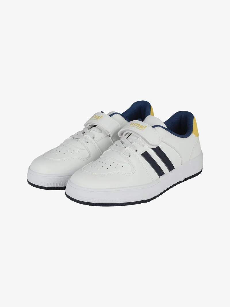 Sneakers da bambino con strappo - bianco